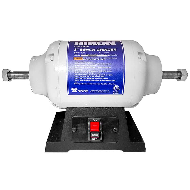 Rikon 1/2 HP Grinder - 8", slow speed