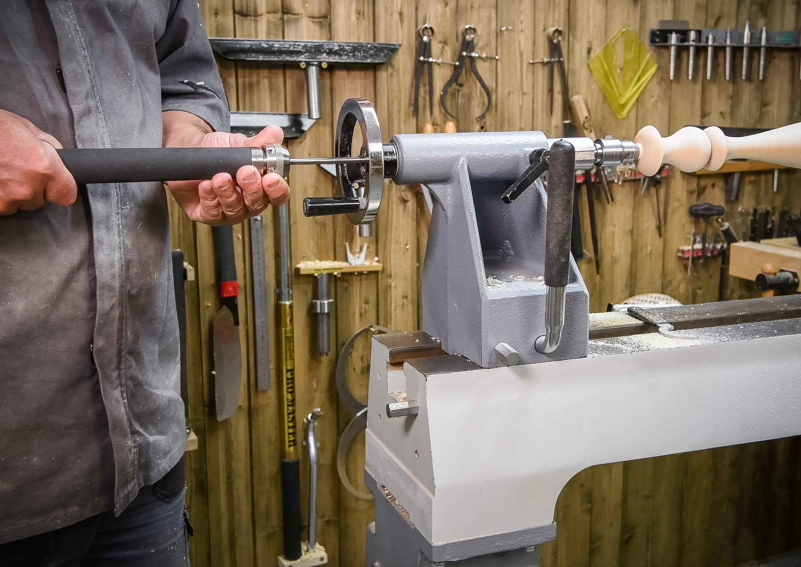 Axminster Woodturning Long Hole Boring Bit & Handle — Wood Turners Wonders