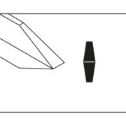 Sorby Diamond Section Parting Tool