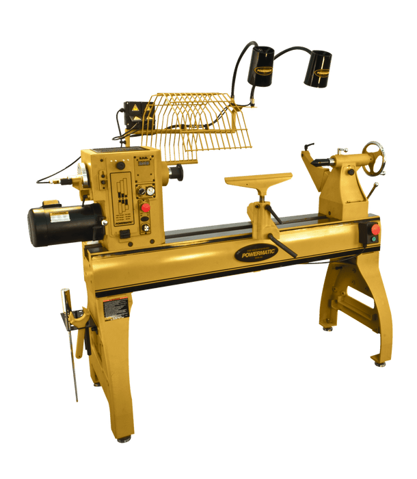 Powermatic 4224B Lathe, 3HP, 1/3PH, 220V with Lamp Kit