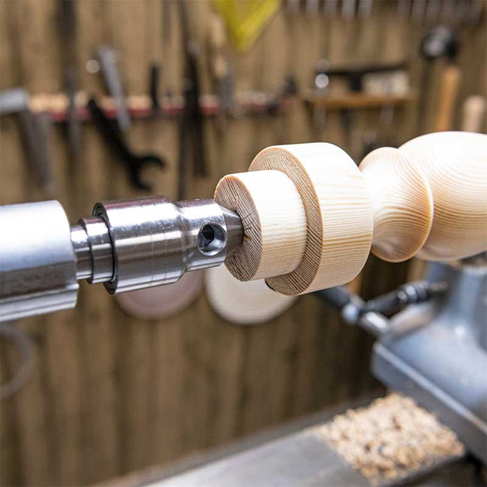 Axminster Woodturning Hollow Live Centre with Chip Ejection