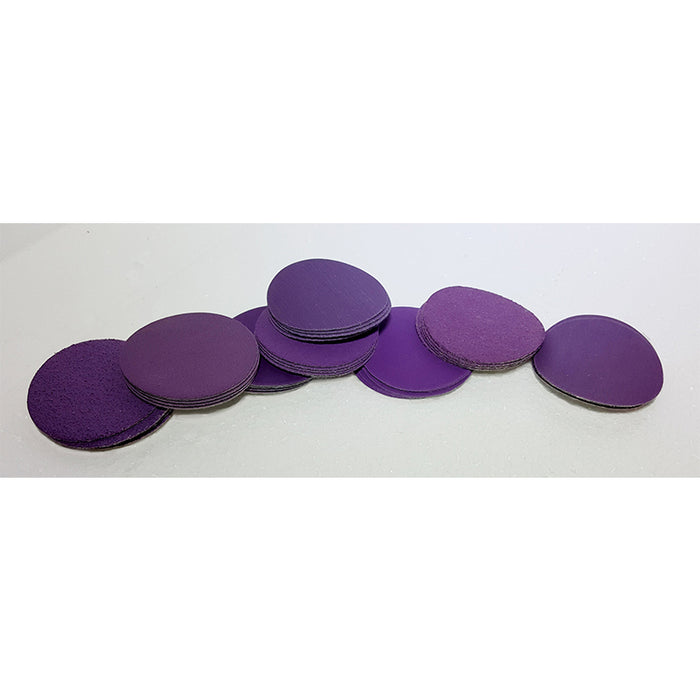 Purple Power Sanding Discs 2" Sample Pack - 40 Discs, 8 grits