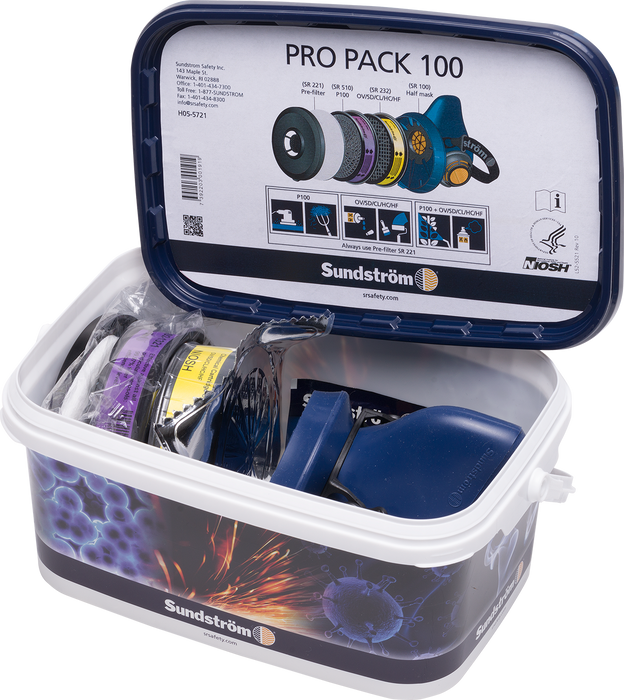 Sundstrom Pro Pack SR 100 Respirator Kit