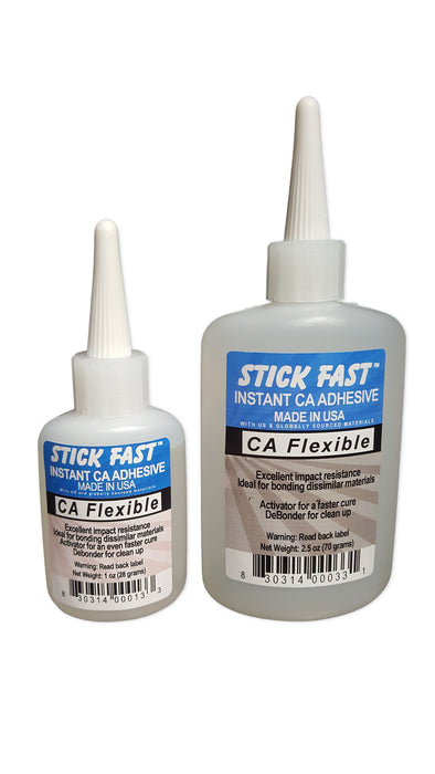 Stick Fast CA Adhesive, Clear Flexible